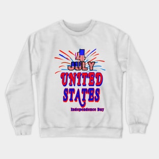 4th of July - Independence Day Crewneck Sweatshirt